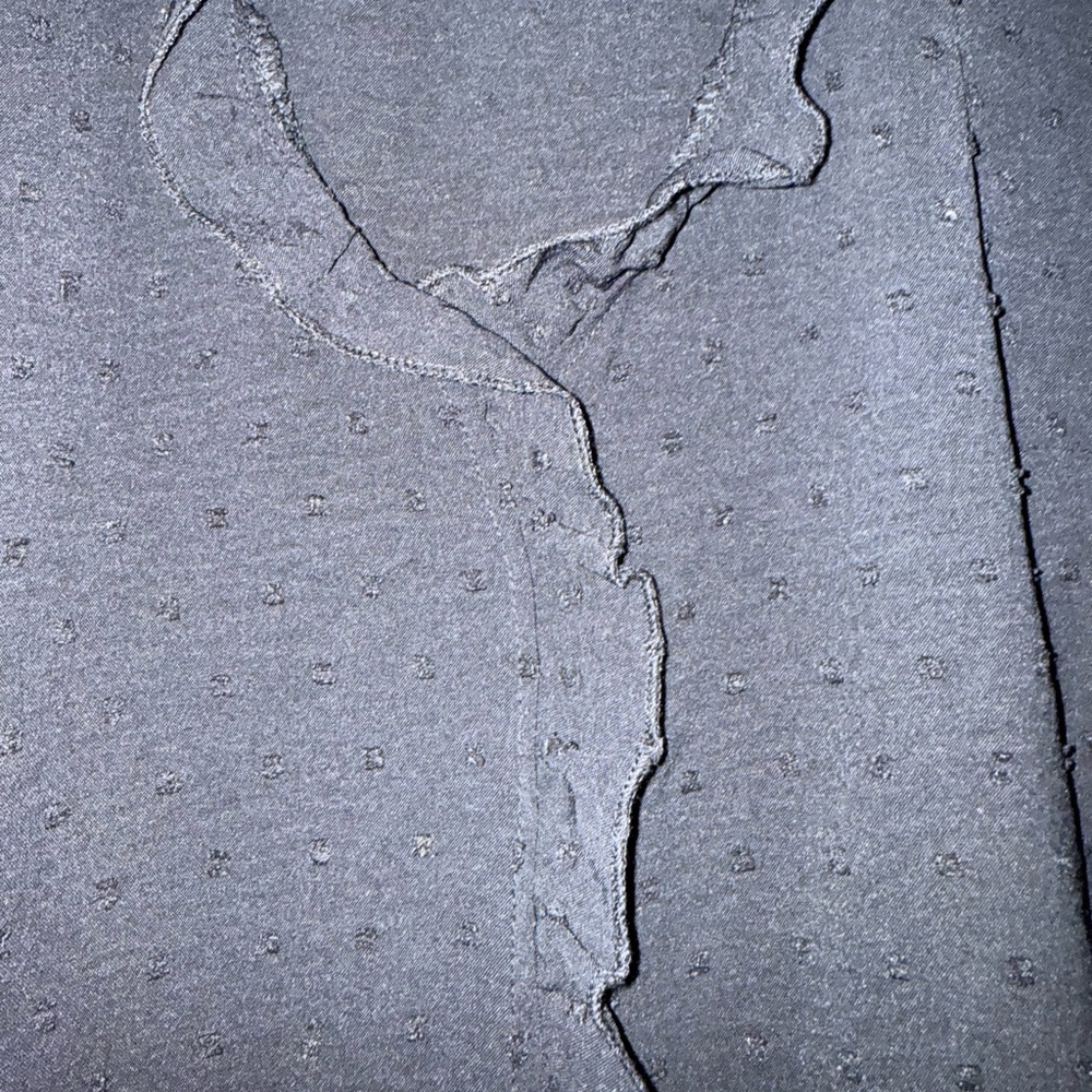 Source Unknown Black Ruffle Blouse - image 4